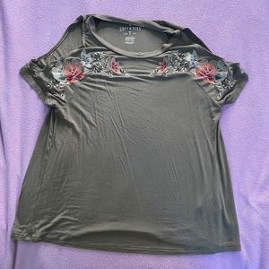 American eagle cold shoulder shirt